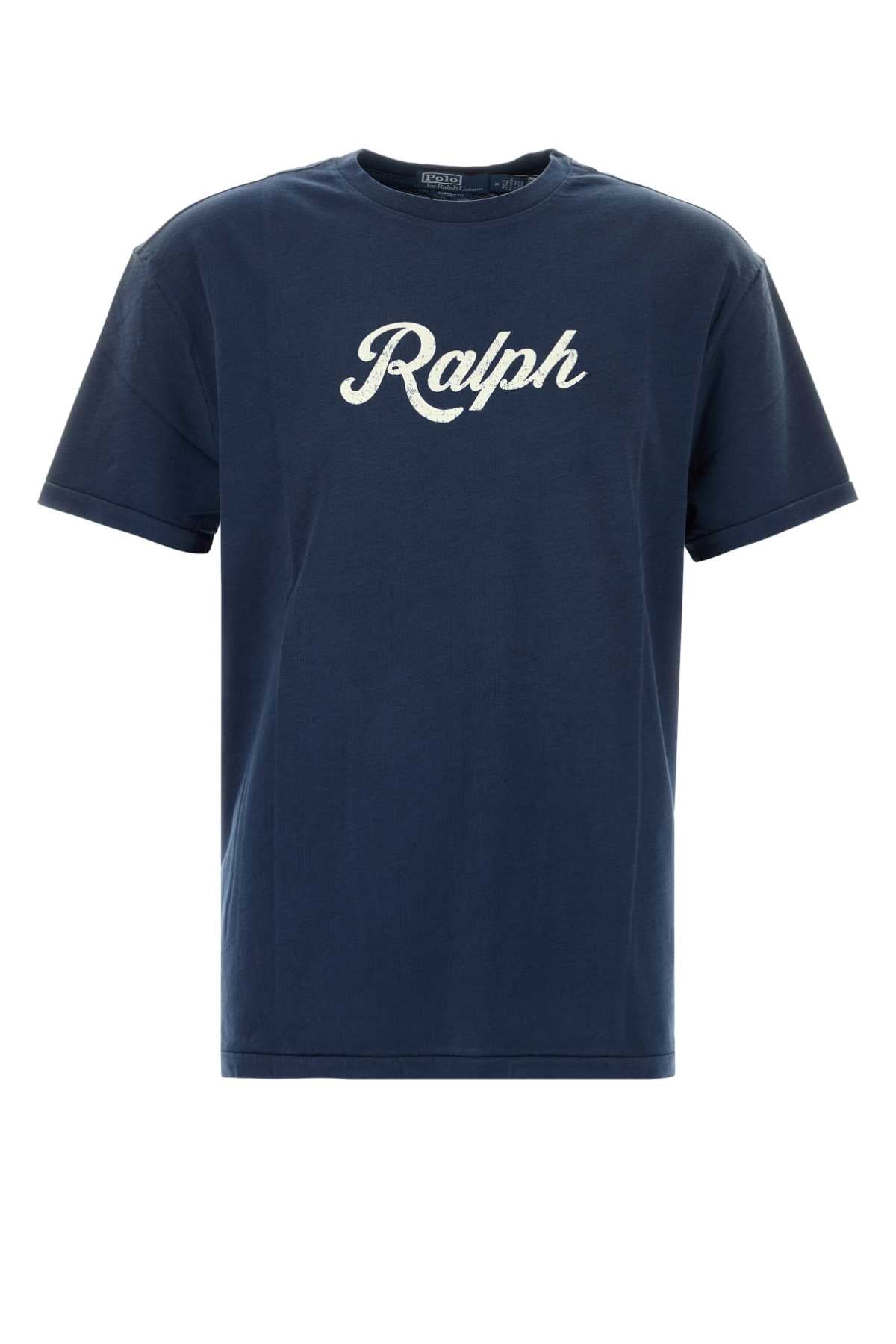 Polo Ralph Lauren Logo-Embroidered Cotton T-Shirt — Navy