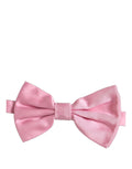 Dolce & Gabbana Silk Satin Bow Tie — Pink