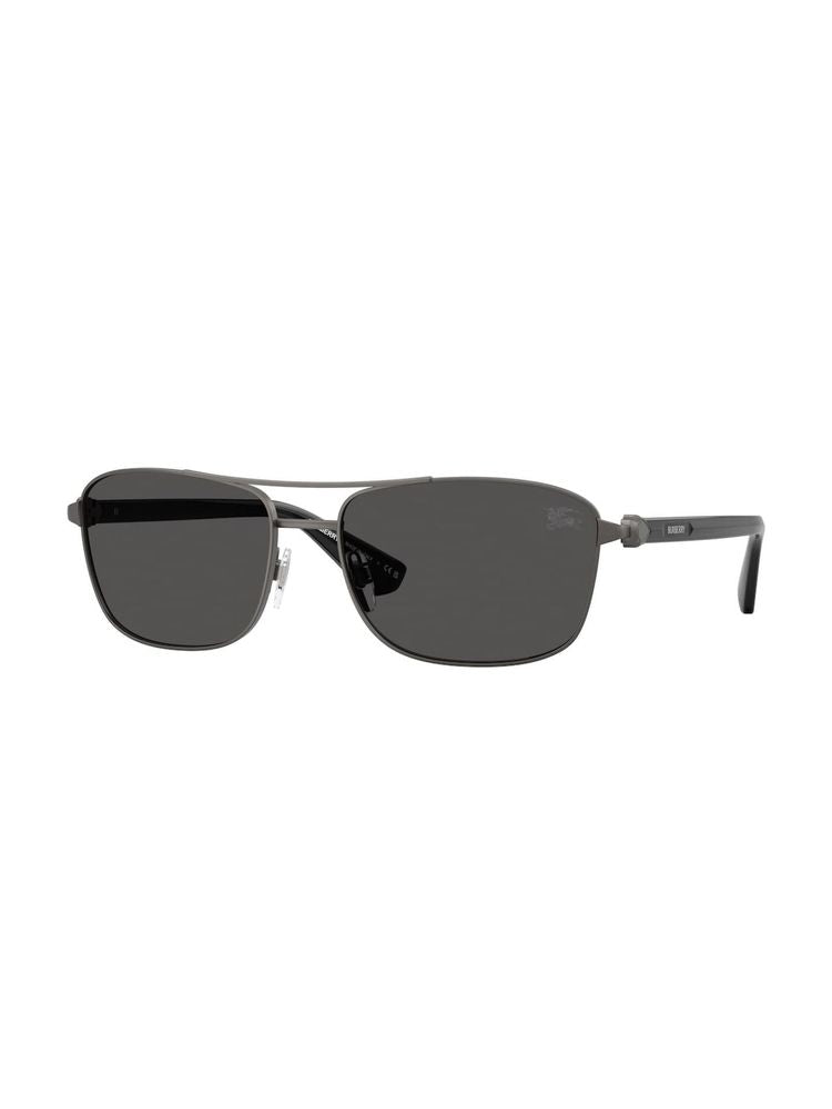 Burberry 0BE3163 Metal Rectangle Sunglasses — Gray