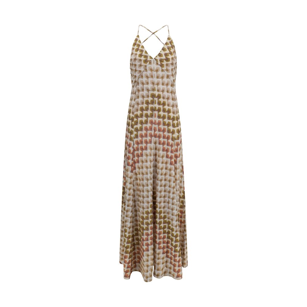 Missoni Lamé Viscose Dress — Multicolor