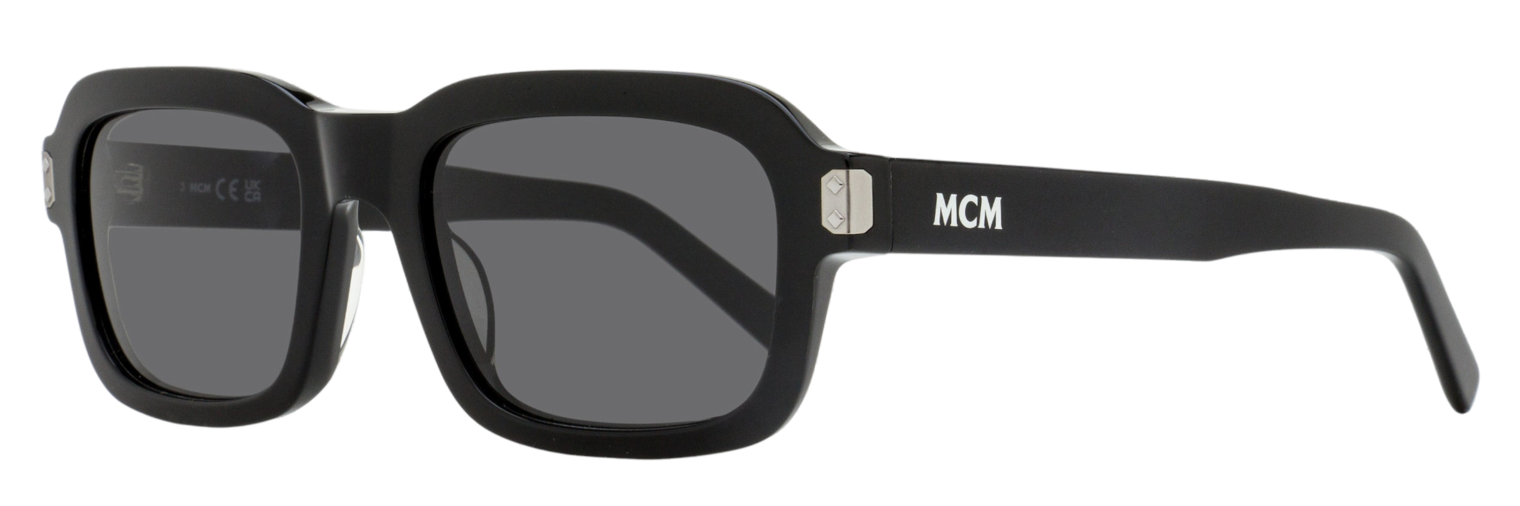 MCM MW0030 Rectangular Acetate Sunglasses — Black