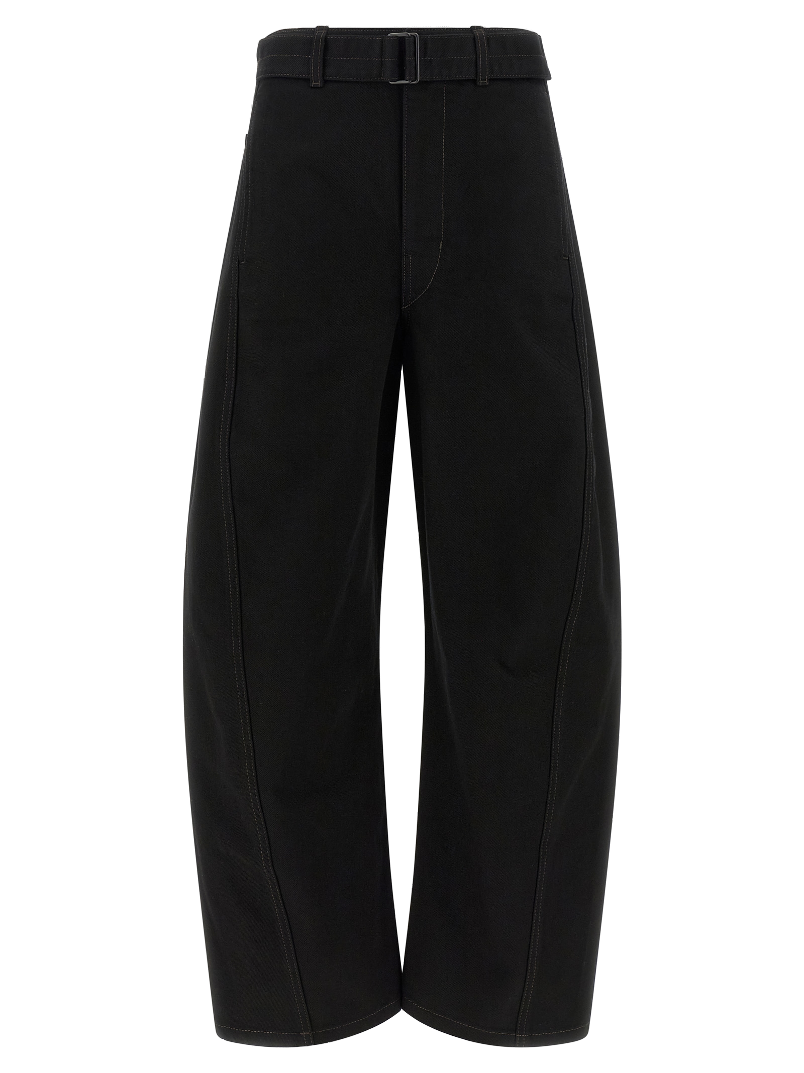 Lemaire Twisted Belted Jeans — Black
