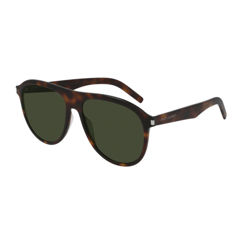 Saint Laurent SL432SLIM002 Tortoiseshell Acetate Sunglasses — Brown
