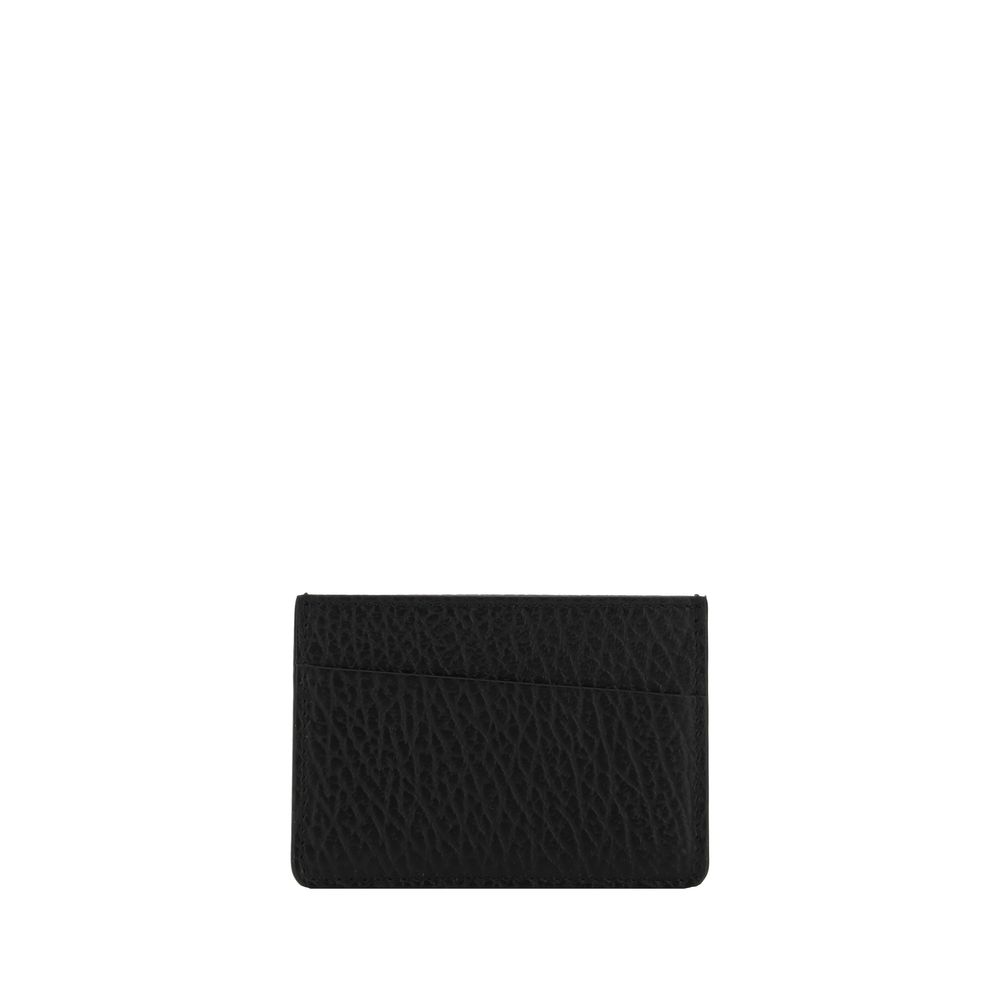 Maison Margiela Textured Calf Leather Wallet — Black