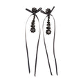 Simone Rocha Victorian Drip Earrings — Black