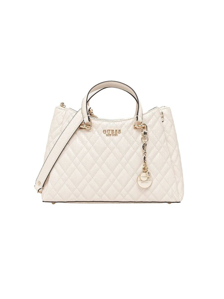 Guess Isemay Gfriend Shoulder Bag — White