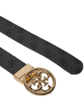 Guess Logo-Embossed Belt — Black
