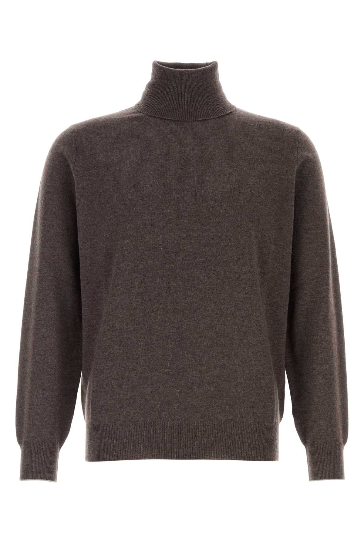 Brunello Cucinelli Turtleneck Sweater — Brown
