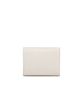 Coccinelle Grained Cowhide Card Case — White