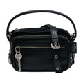 Acne Studios Calfskin Leather Shoulder Bag — Black