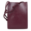 Jil Sander Leather Crossbody Bag — Purple