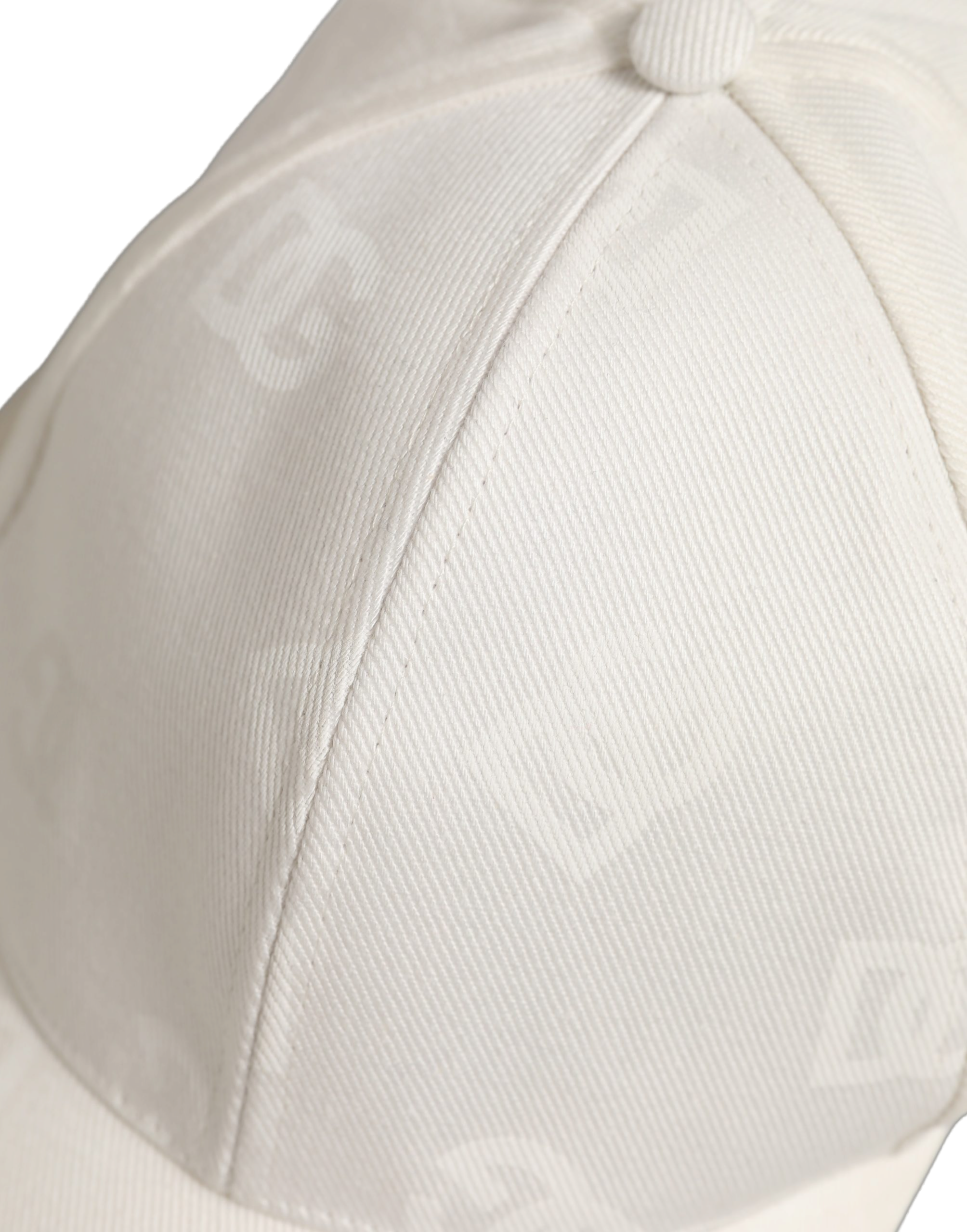Dolce & Gabbana HAT10043 Cotton Stretch Baseball Cap — White