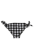 Dolce & Gabbana Checkered Bikini Bottom — Black