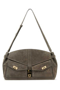 Ferragamo Concrete Shoulder Bag — Gray