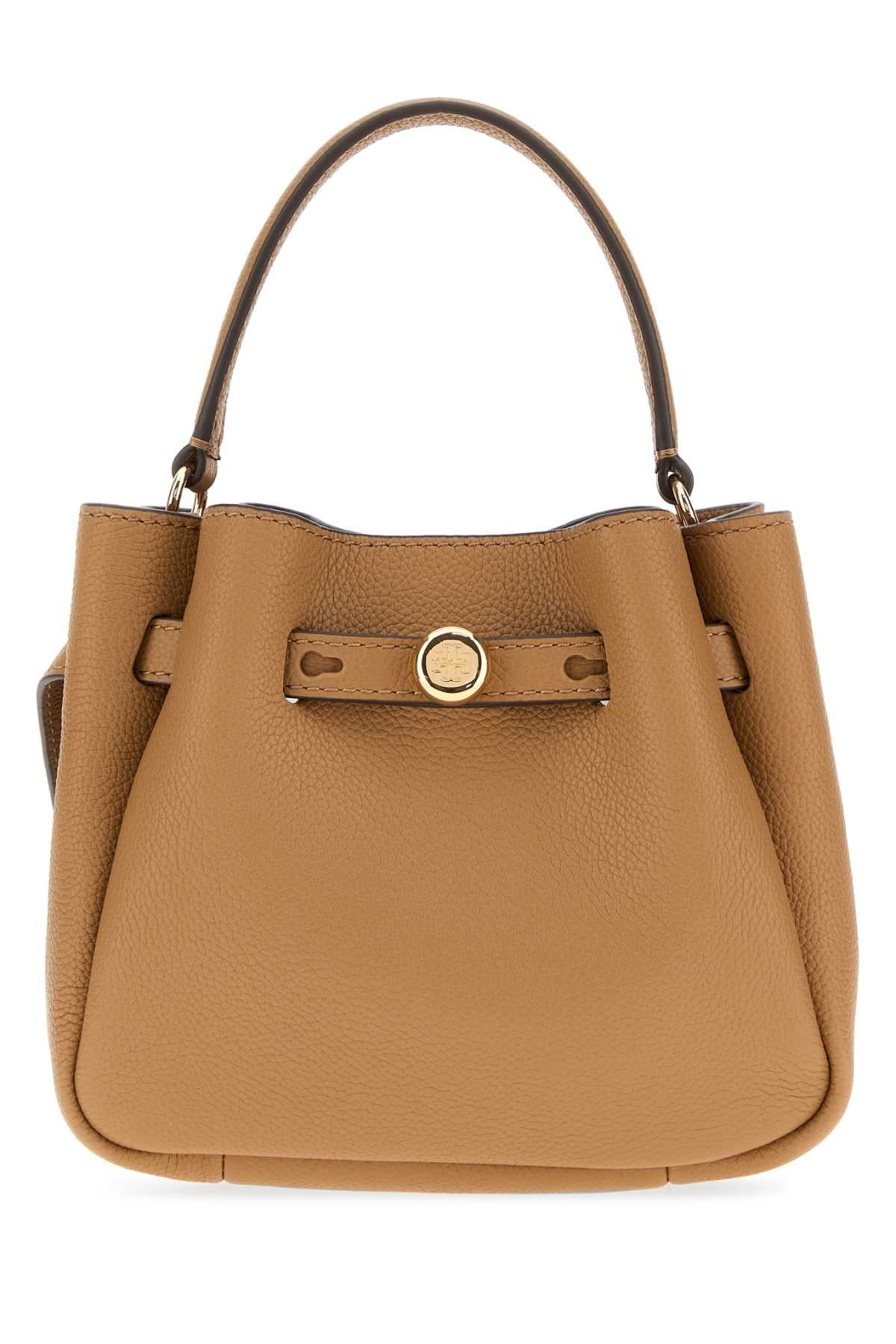 Tory Burch Bucket Bucket Bag — Beige