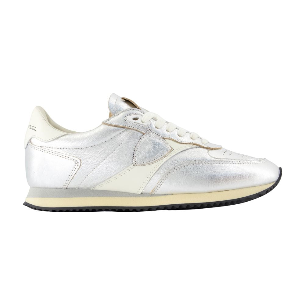 Philippe Model Blville Sneaker — Silver