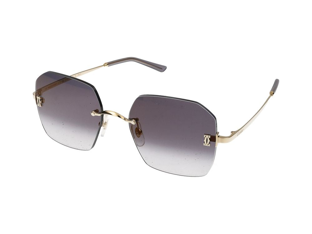 Cartier CT0591S Gradient Lens Sunglasses — Gold