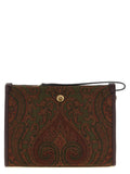 Etro Paisley Jacquard Clutch — Multicolor