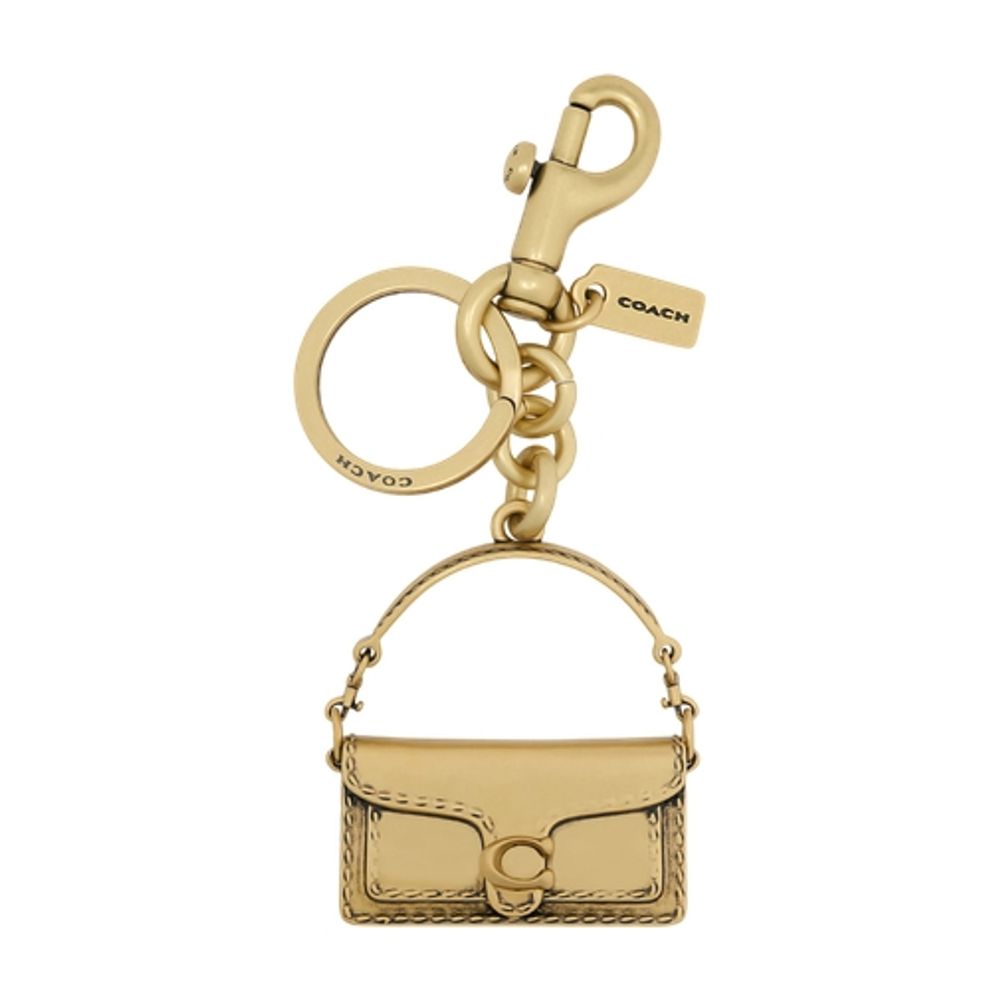 Coach Tabby Key Charm — Beige