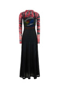 Balenciaga Printed Jersey Dress — Black