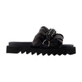 Toga Pulla Leather Padded Sandal — Black