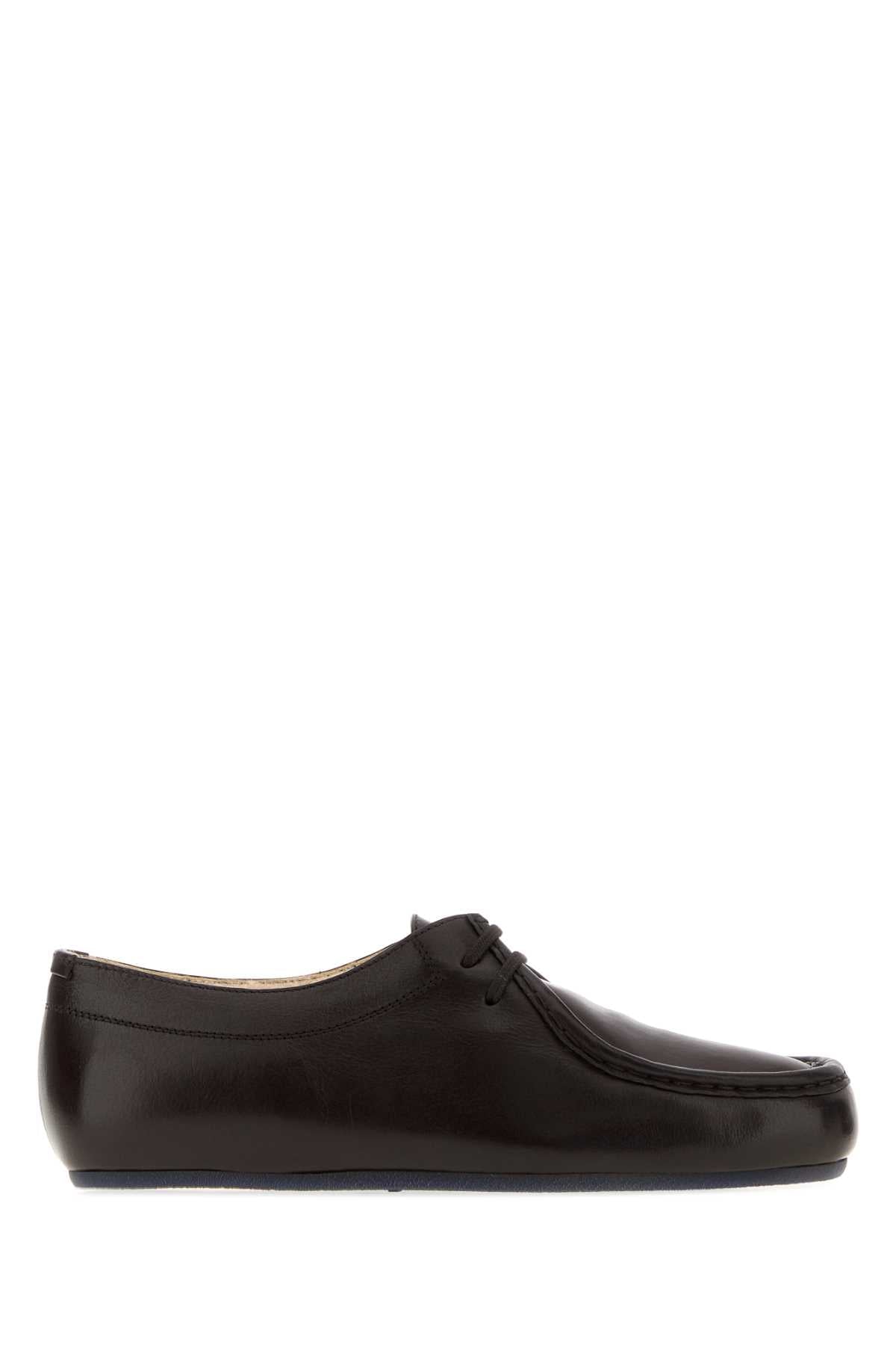 Jil Sander Water Buffalo Leather Loafer — Black