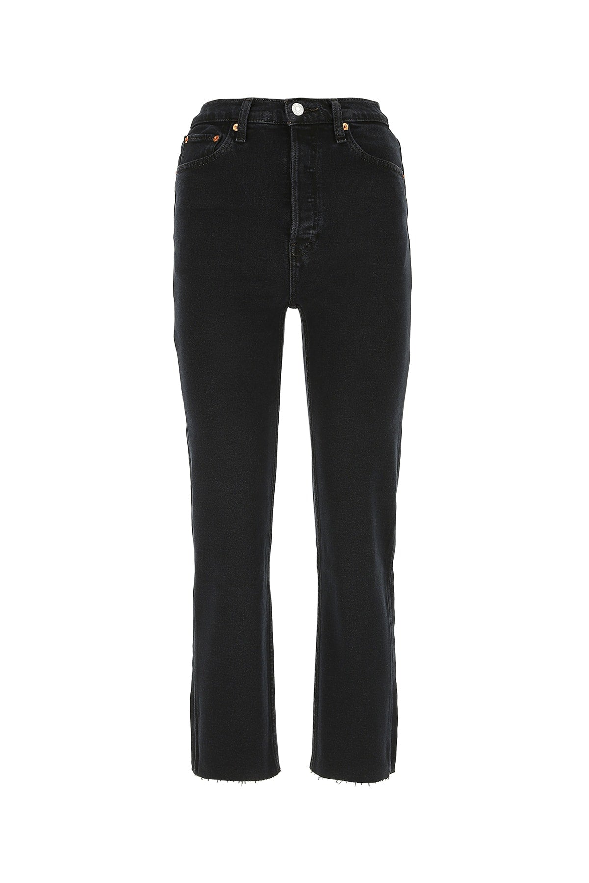 Re Done Jetblueblack Jeans — Black
