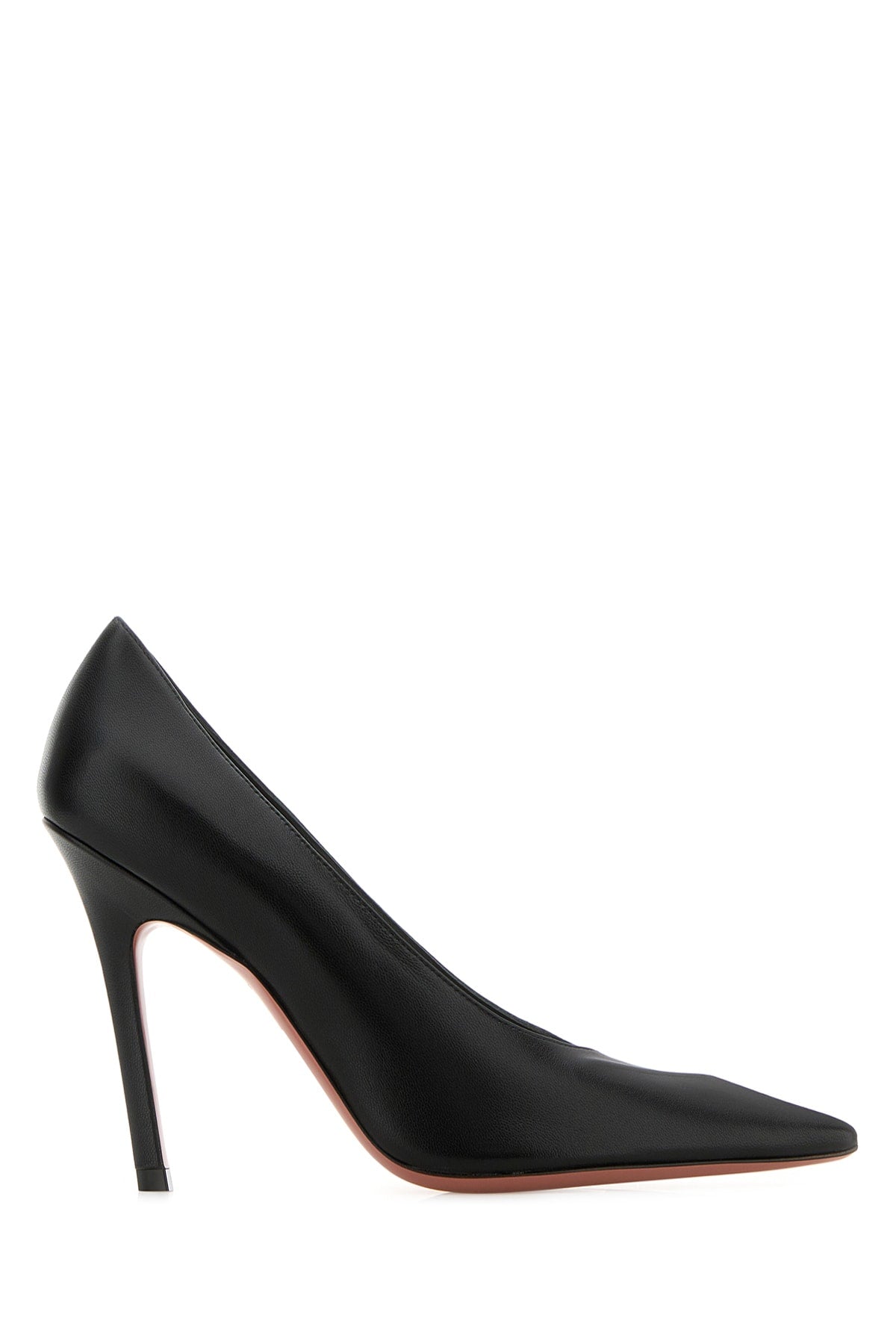 Amina Muaddi Christine Pump — Black