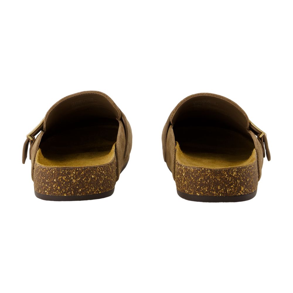 Tory Burch Mellow Slipper — Brown