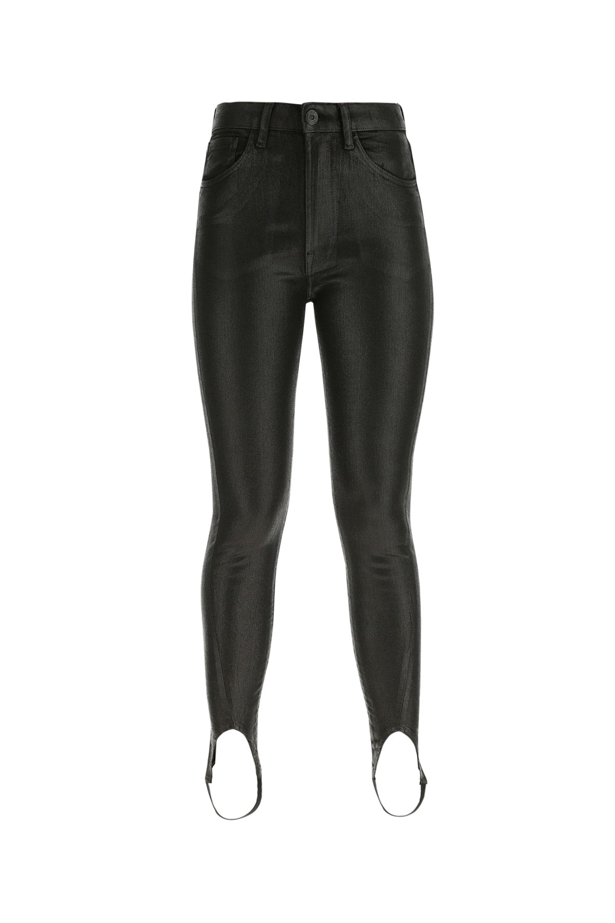 3x1 Coated Jeans — Black