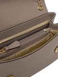 Guess Polyurethane Crossbody Bag — Taupe