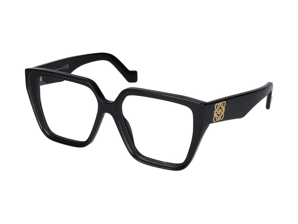 Loewe LW50042I Oversized Square Frame Eyeglasses — Black