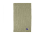 Burberry Mu Ribbed Scarf — Beige