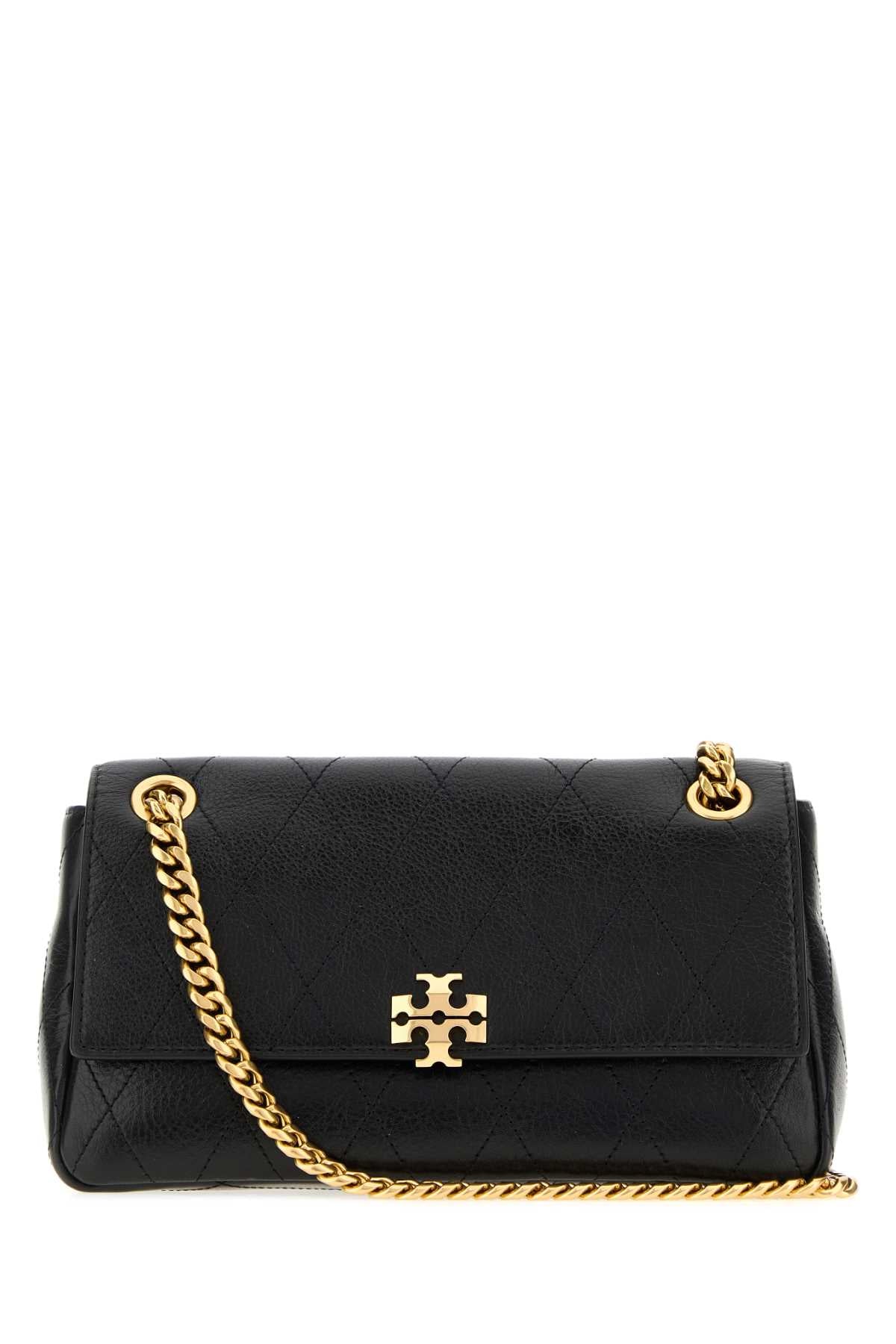 Tory Burch Quilted Shoulder Bag — Black