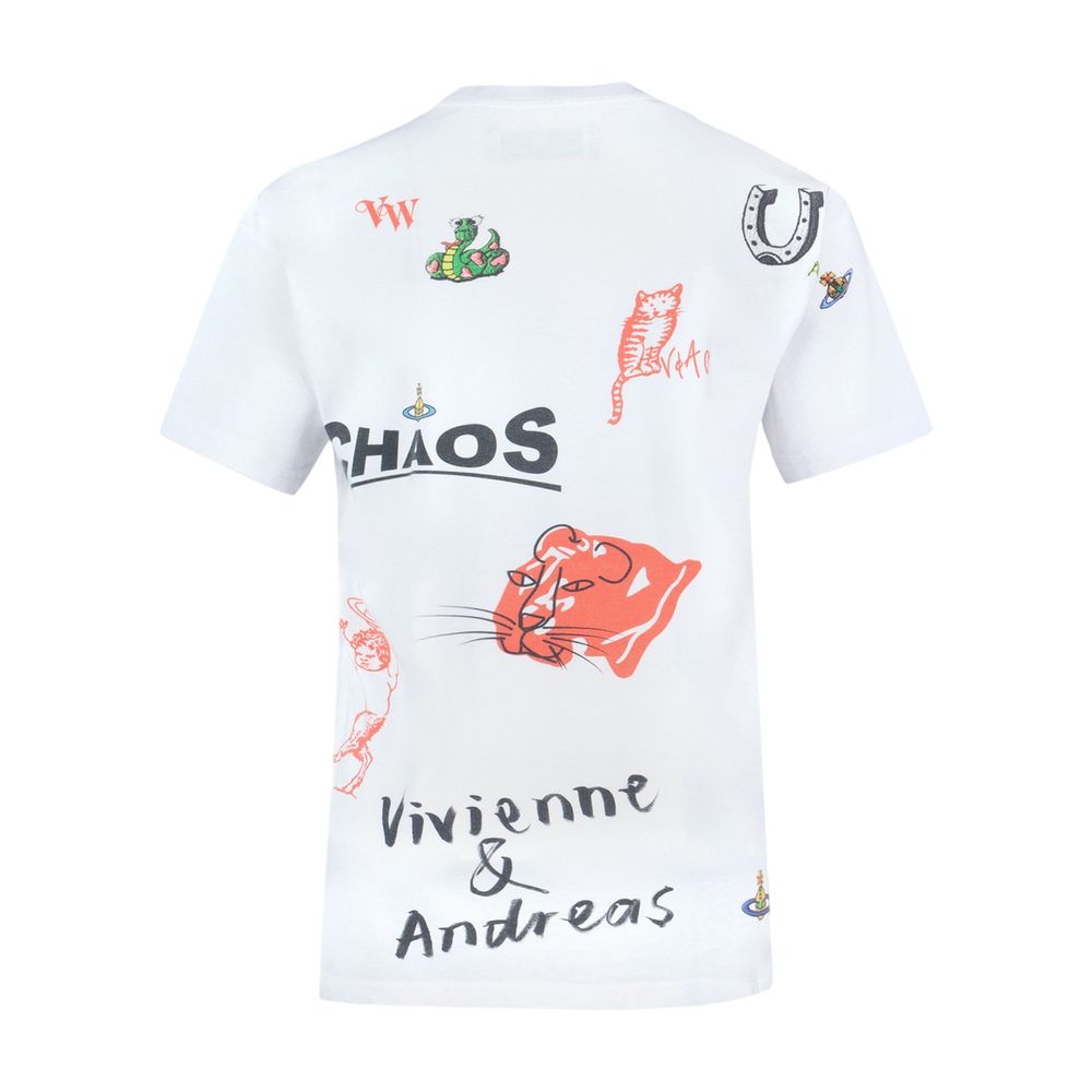Vivienne Westwood Logo-Print Cotton T-Shirt — white