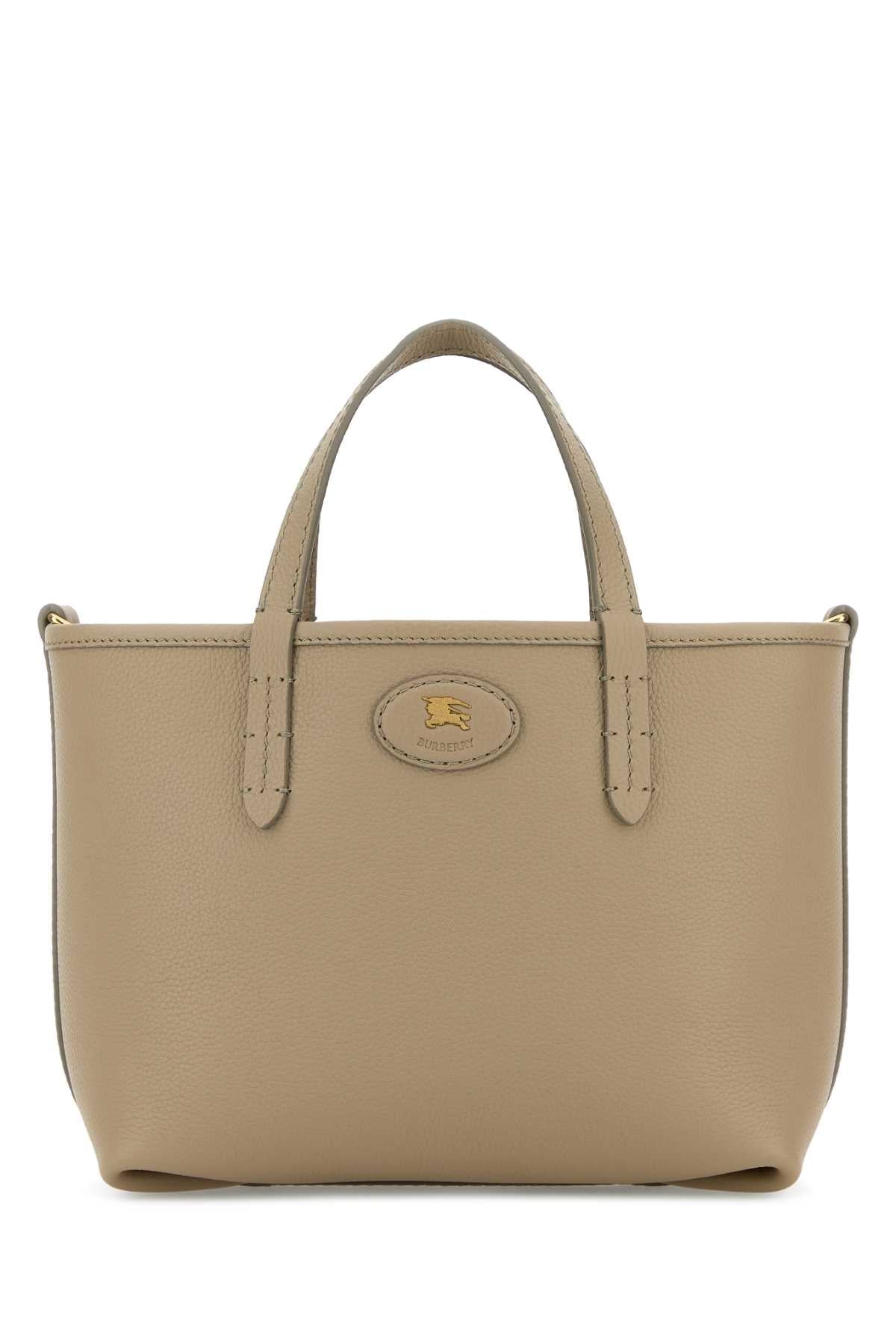 Burberry Textured Calfskin Tote Bag — Pink