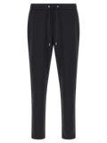 Moncler Technical Stretch Polyamide Joggers — Black