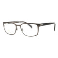 David Beckham DB11370R8000 Rectangle Full Rim Metal Eyeglasses — Gray