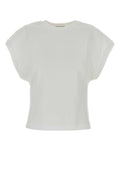 Agolde Cotton T-Shirt — White