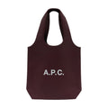 A.P.C. Ninon Tote Bag — Burgundy