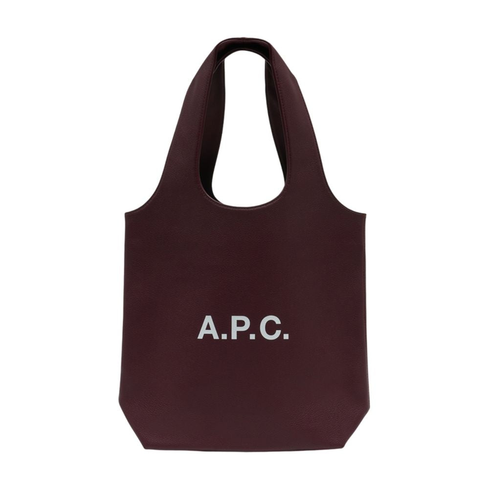 A.P.C. Ninon Tote Bag — Burgundy