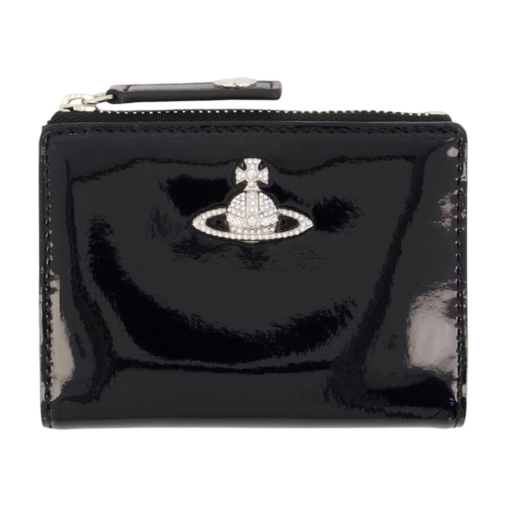 Vivienne Westwood Patent Leather Card Case — Black