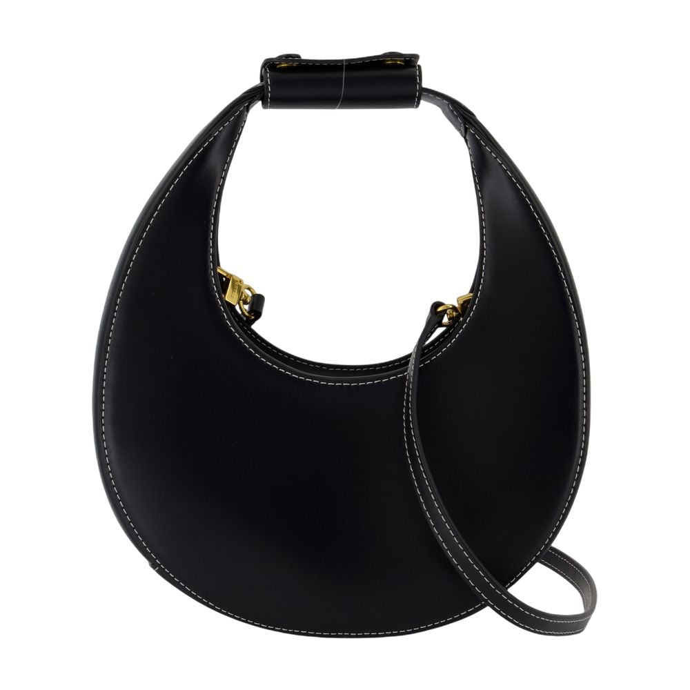 Staud Calfskin Leather Mini Bag — Black