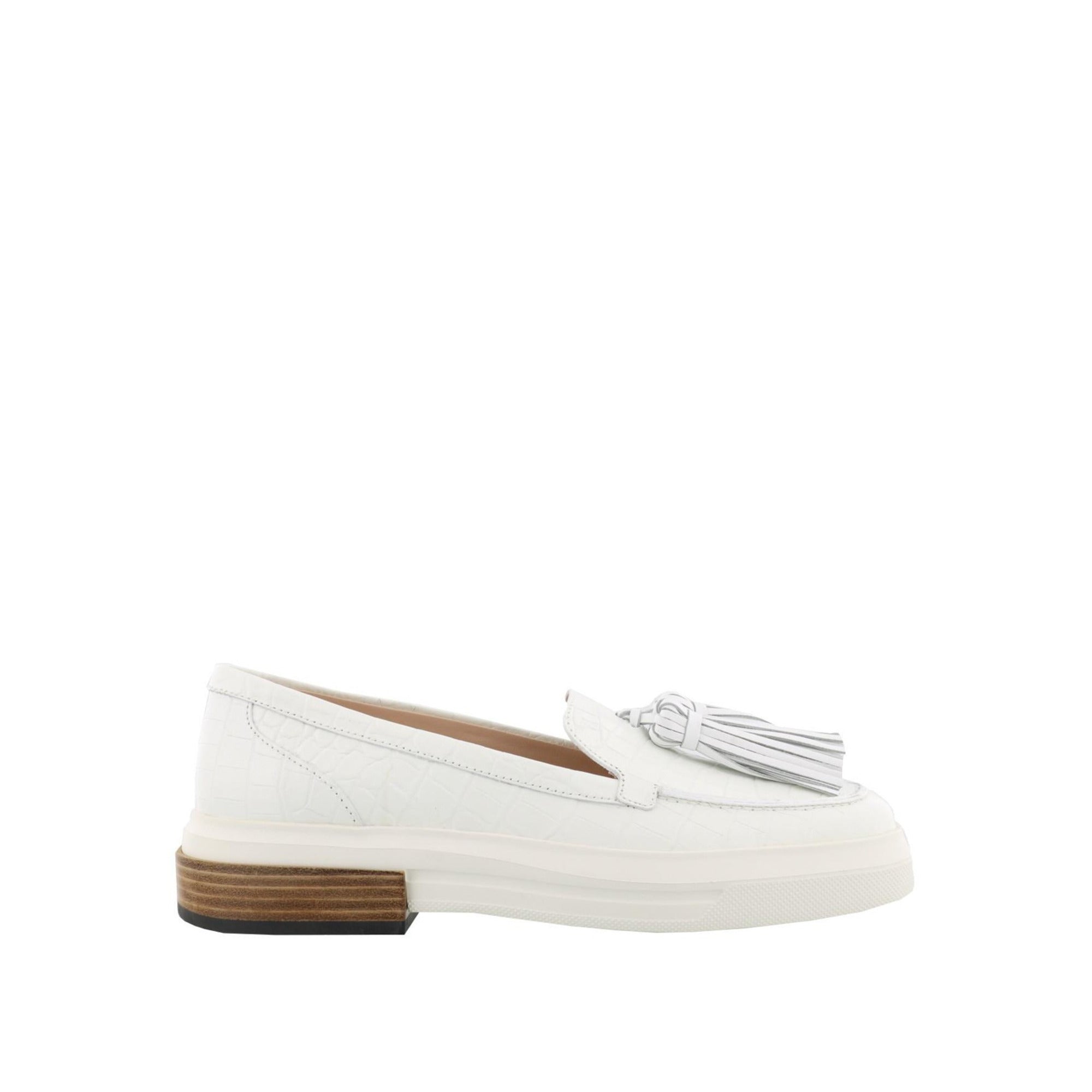 Tod's Tasselled Maxi-Sole Loafer — White