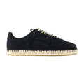 Amiri Suede Espadrille Sneakers — Black