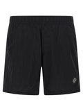 Stone Island ECONYL Regenerated Nylon Swim Shorts — Black