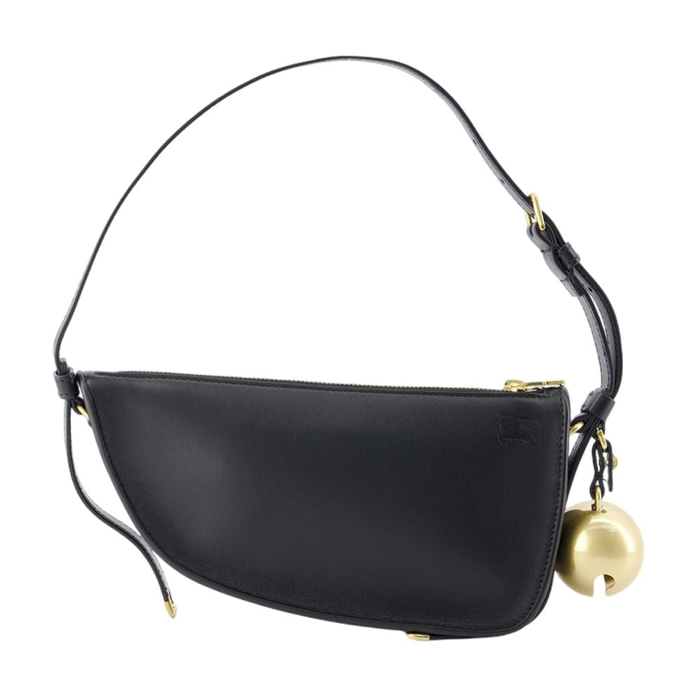Burberry Shield Sling Shoulder Bag — Black