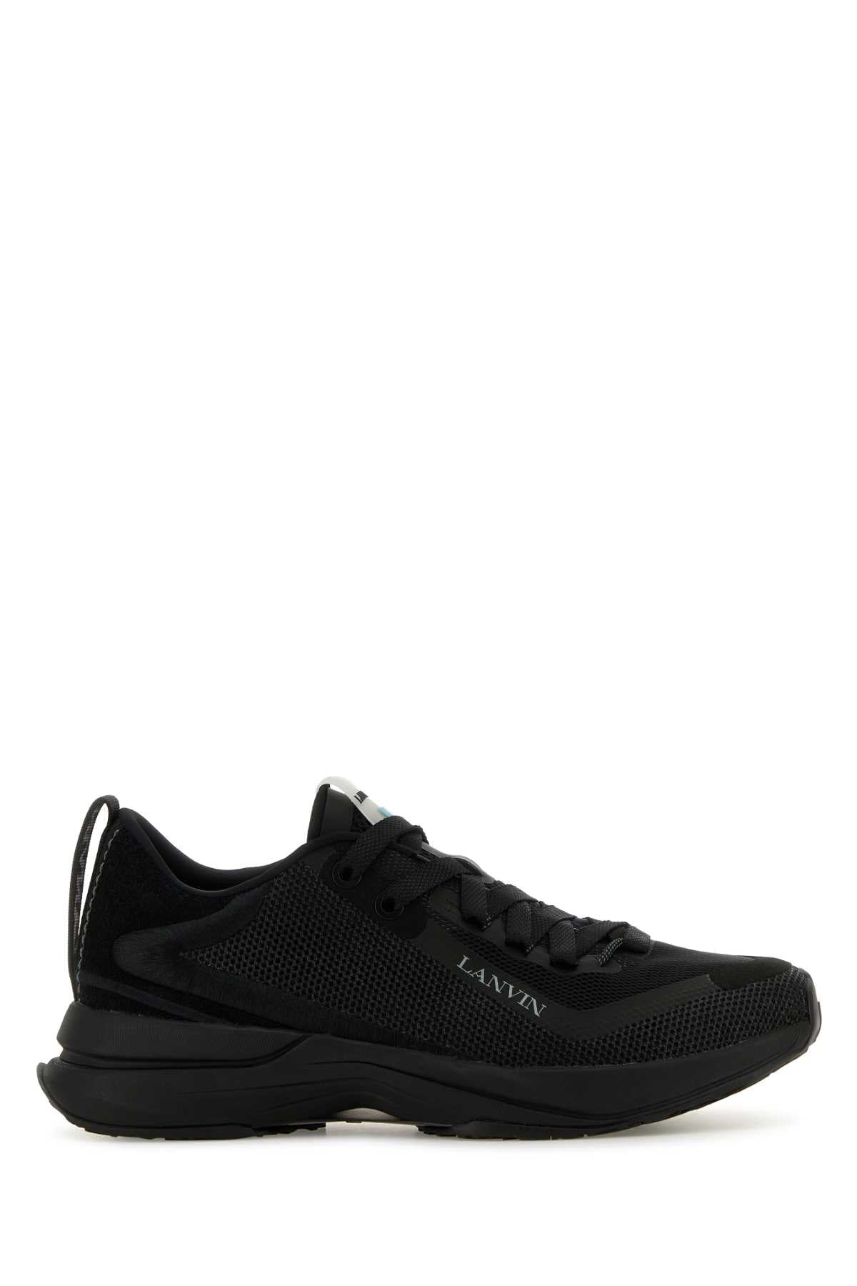 Lanvin Nylon Mesh Sneaker — Black