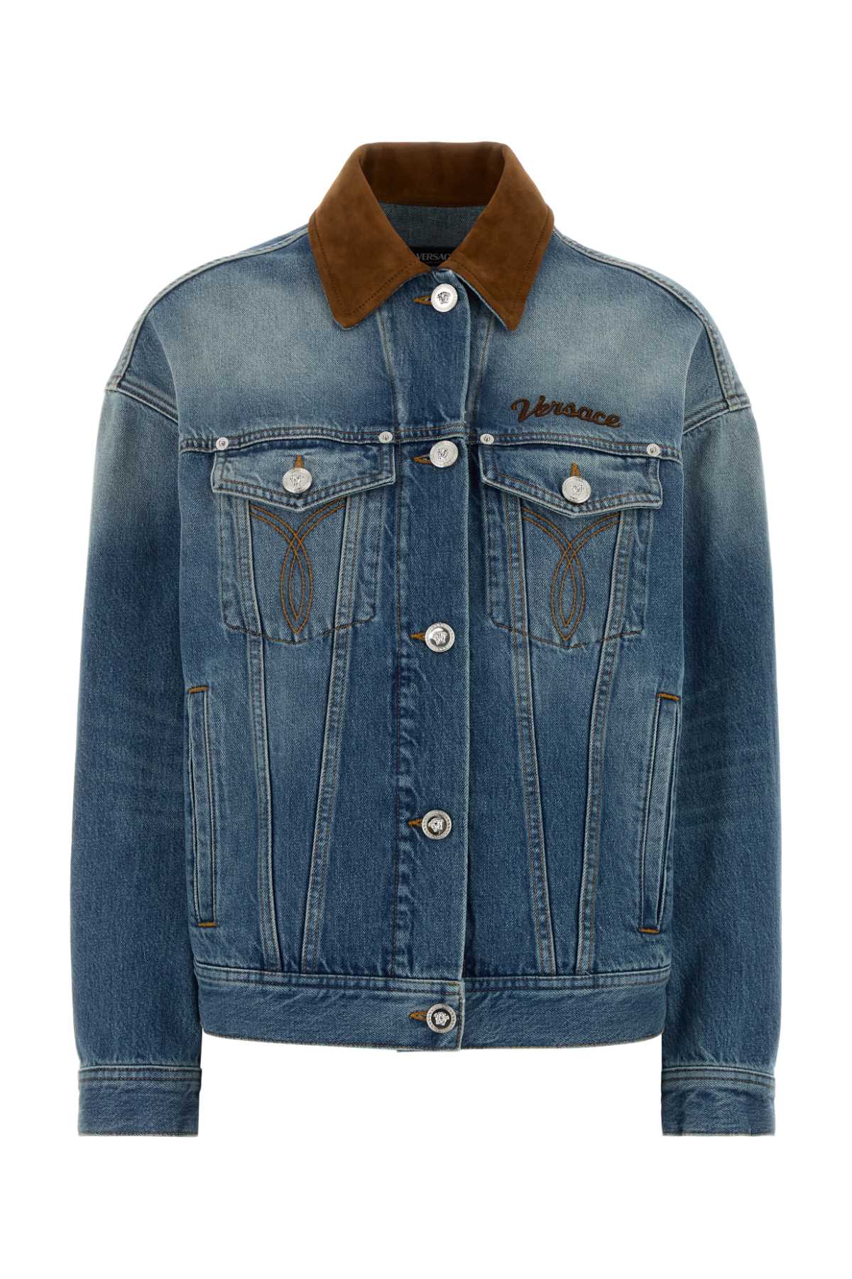 Versace Denim Jacket — Blue