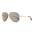 Ferragamo SF131S736 Aviator Frame Sunglasses — Gold